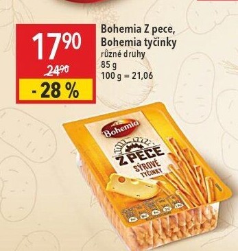 Tyčinky Z pece Bohemia Chips