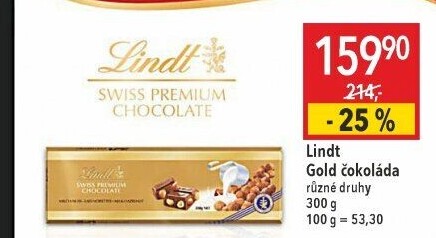 Čokoláda Lindt