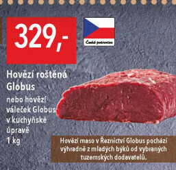 Hovězí roštěná Globus