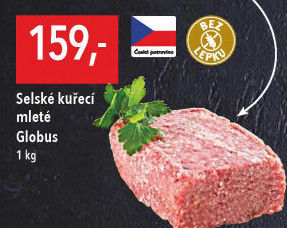 Maso mleté kuřecí Selské Globus