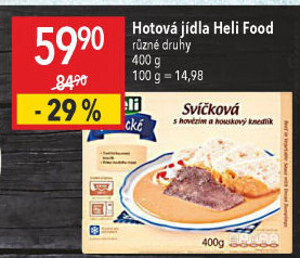 Omáčka svíčková s knedlíky Heli