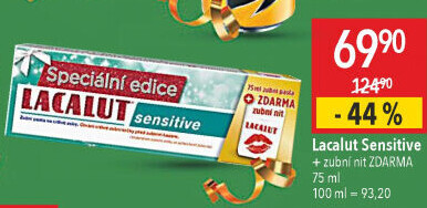 Pasta na zuby Sensitive Lacalut