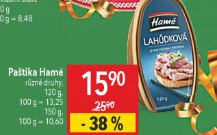 Paštika lahůdková Hamé
