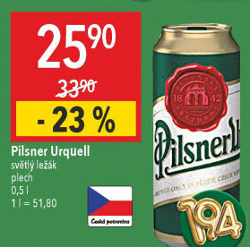 Pivo Pilsner Urquell