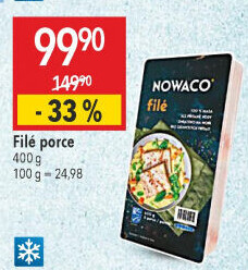Rybí filé mražené Nowaco