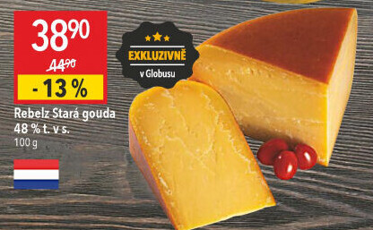 Sýr Rebelz stará gouda 48%