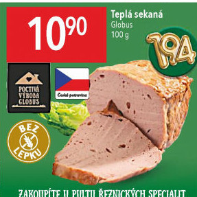 Teplá sekaná Globus