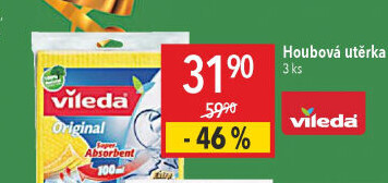 Utěrka houbová Vileda