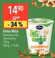 Dezert Tvarohový mls Míša Olma