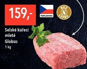 Maso mleté kuřecí Selské Globus