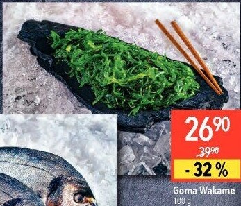Mořské řasy Goma Wakame