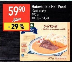 Omáčka svíčková s knedlíky Heli