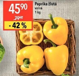 Paprika žlutá