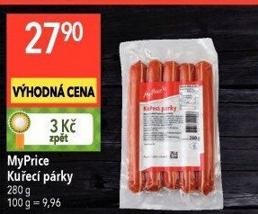 Párky kuřecí My Price