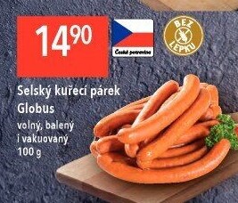 Párky kuřecí Selské Globus