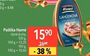 Paštika lahůdková Hamé