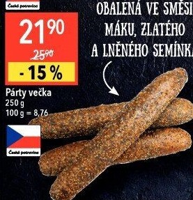 Pečivo Párty večka