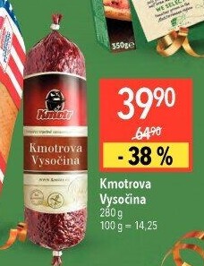 Salám Kmotrova vysočina Kmotr