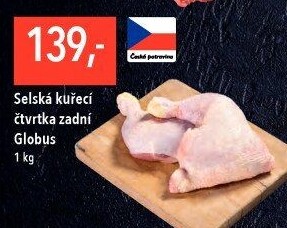 Selská kuřecí čtvrtky Globus