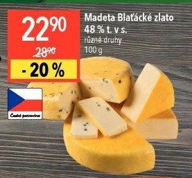 Sýr Blaťácké zlato Madeta