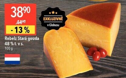 Sýr Rebelz stará gouda 48%