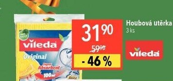 Utěrka houbová Vileda