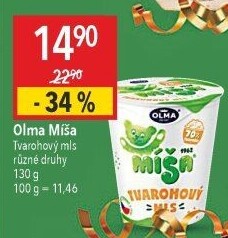 Dezert Tvarohový mls Míša Olma