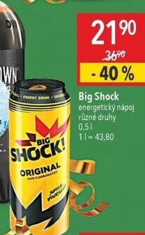 Energetický nápoj Big Shock