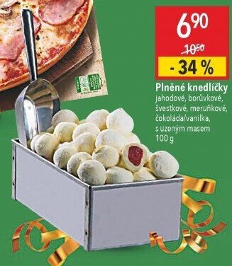 Knedlíky plněné mražené