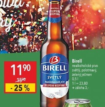 Nealkoholické pivo Birell