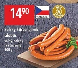 Párky kuřecí Selské Globus