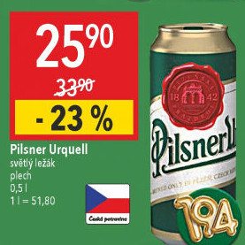 Pivo Pilsner Urquell