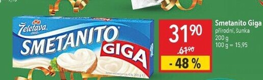 Sýr tavený Smetanito Želetava