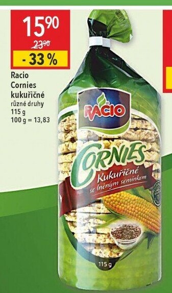 Chlebíčky Cornies Racio