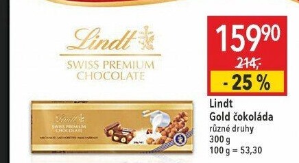 Čokoláda Lindt