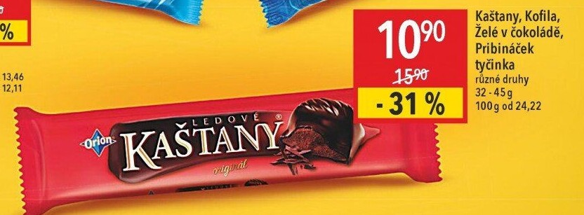Ledové kaštany Orion