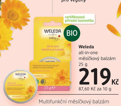 Balzám měsíčkový All-in-one Weleda Baby
