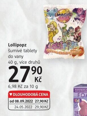 Koupelové tablety Lollipopz