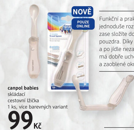 Lžička dětská cestovní Canpol Babies