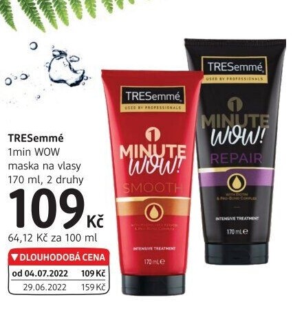 Maska na vlasy 1 minute wow TRESemmé