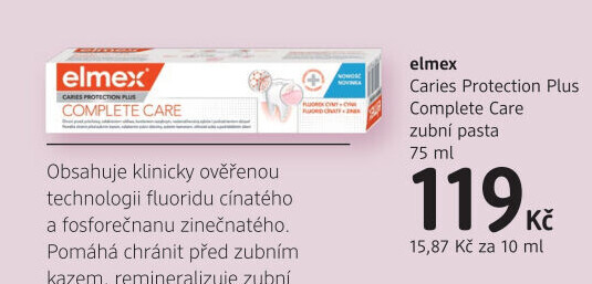 Pasta na zuby Caries Protection Plus Complete Care Elmex