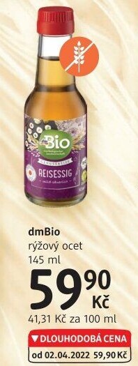 Rýžový ocet dm Bio