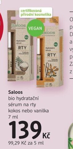Sérum na rty bio Saloos