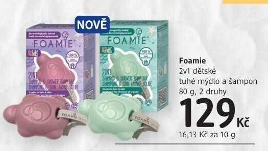 Tuhé mýdlo a šampon 2v1 dětské Foamie