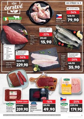 akční leták Kaufland 14.9.2022-29.9.2022