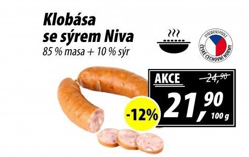 Klobása s nivou