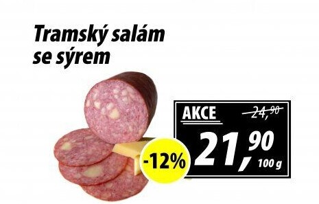 Salám trampský se sýrem