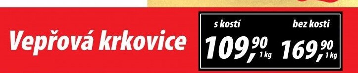 Vepřová krkovice bez kosti