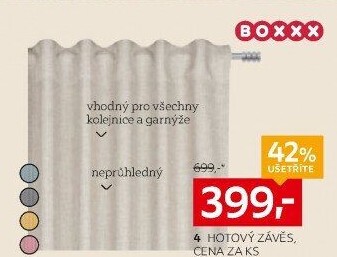 HOTOVÝ ZÁVĚS