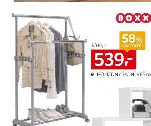 POJÍZDNÝ ŠATNÍ STOJAN
